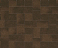 Тротуарная плитка Каменный век Бельпассо Премио Color Mix Коричнево-черный 150×150×60