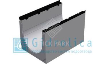 BGZ-S лоток для тяжелых нагрузок DN 500, № 17, с чугунной насадкой, с уклоном 0,5%