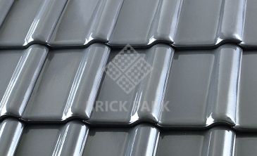 Керамическая черепица Roben PIEMONT Titan-grau, glasur (Титан, глазурь) 