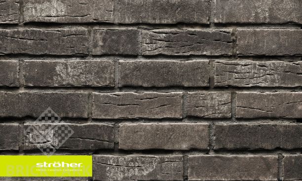 Клинкерная плитка Stroeher Steinlinge 375 platingrau