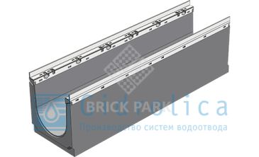 BGU-Z Универсальный лоток DN200, № 5-0, с оцинкованной насадкой, без уклона