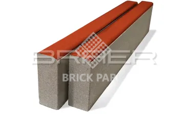 Бордюр тротуарный БРАЕР красный