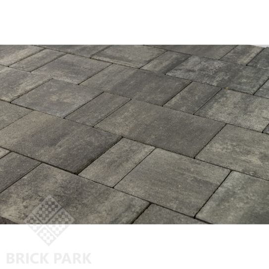 Бетонная брусчатка БРАЕР Старый город Ландхаус Color Mix Тип 8 / Вечер 80x160x60