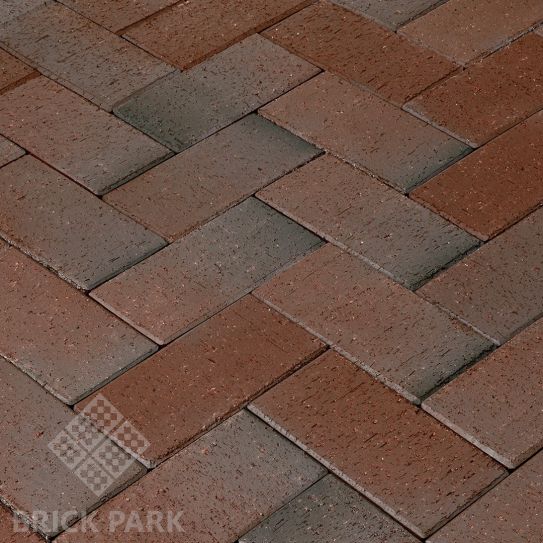 Клинкерная Брусчатка Wienerberger Braunbunt 52