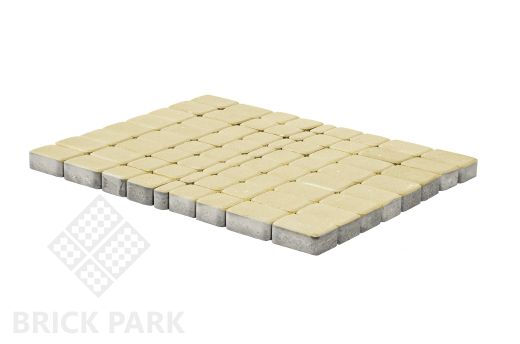 Бетонная брусчатка БРАЕР Классико песочный 57x115x60