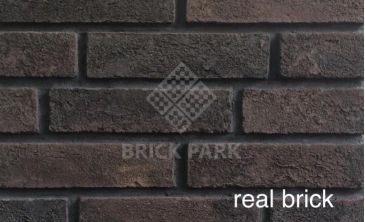 Кирпич ручной формовки Real Brick КР/0,5ПФ угловой RB 06 горький шоколад