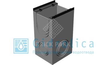 BGM пескоуловитель для тяжелых нагрузок DN300, 500/440/900, односекционный, с чугунной насадкой