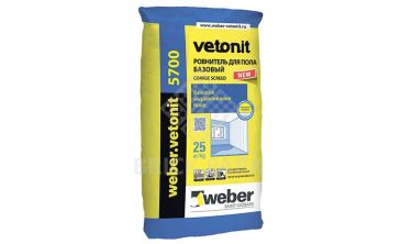 Ровнитель для пола базовый Weber.Vetonit 5700 25 кг