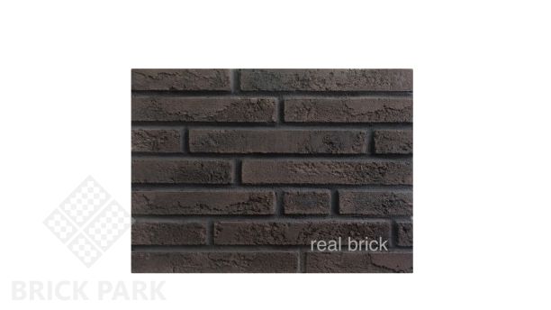 Плитка ручной работы угловая 20мм Real Brick Коллекция 1 RB 1-06 Горький шоколад 