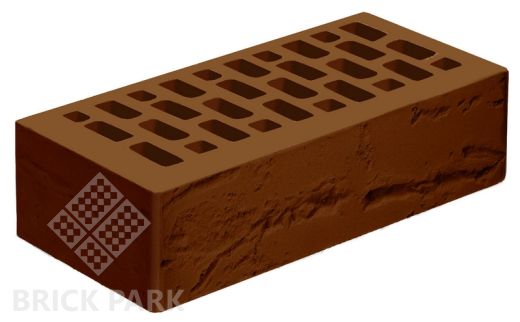 Кирпич ГКЗ Коричневый руст  NF