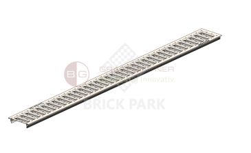 Решетка штампованная оцинкованная Filcoten DN100 1000/124/2, кл. А15