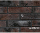 Кирпич ручной формовки Real Brick КР/0,5ПФ Ригель RB 09 черный магнезит