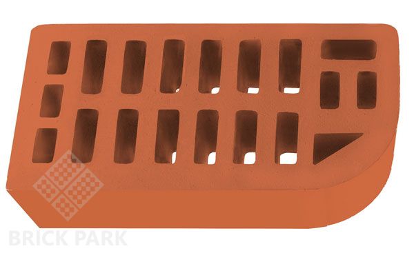 Кирпич фасонный Sanmax Красный ФЛ-12