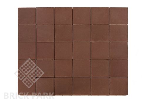 Бетонная брусчатка БРАЕР Лувр Коричневый 200x200x60