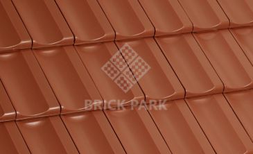 Черепица керамическая Laumans RHEILAND VARIABEL Натуральный Ангоб nr. 14 rot