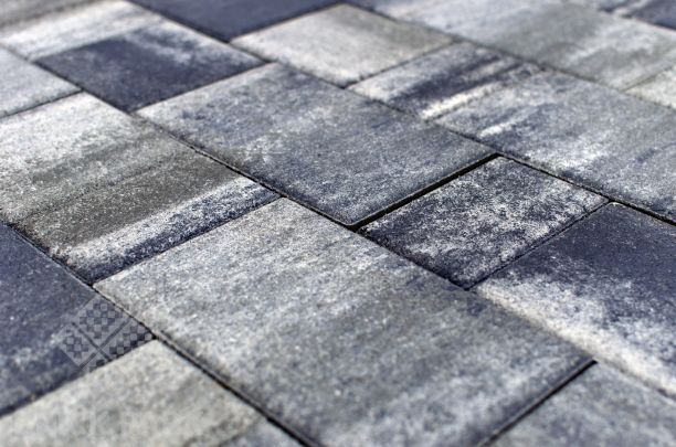 Бетонная брусчатка БРАЕР Старый город Color Mix Тип 8 / Вечер 100x160x80