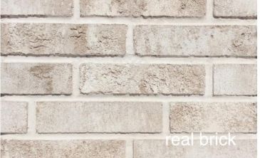 Кирпич ручной формовки Real Brick КР/0,5ПФ угловой RB 00 слоновая кость