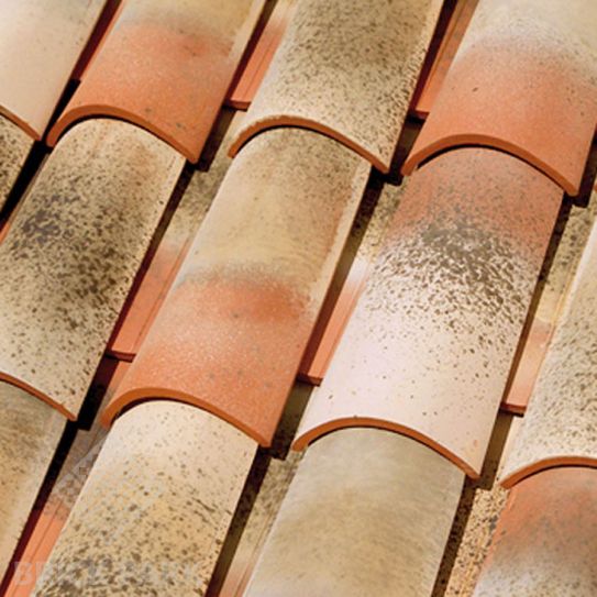 Черепица La Escandella Curved Roof Tile T4 RED Hispania
