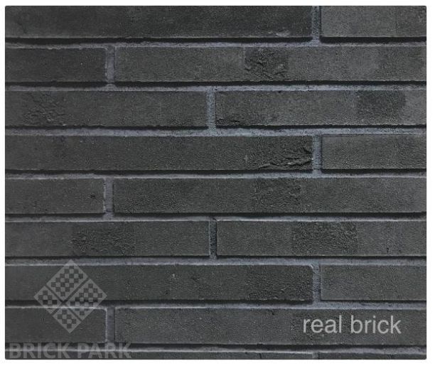 Кирпич ручной формовки Real Brick КР/0,5ПФ Ригель 2 RB 13 графитовый