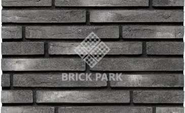 Ригельный кирпич Brickwell Traditional Цвет "графит с белой патиной" 310x40x50 мм