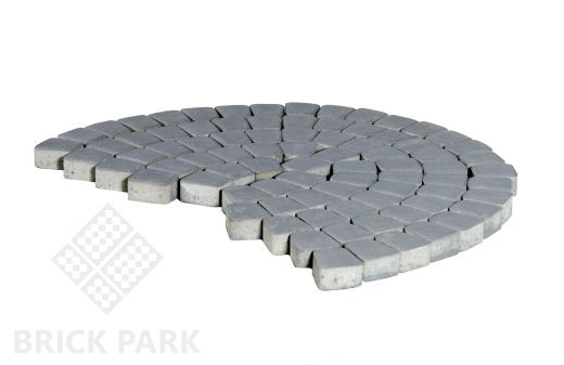 Бетонная брусчатка БРАЕР Классико круговая грифельный
