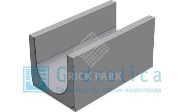 BGU-XL Универсальный лоток DN400, № 10-0, без уклона