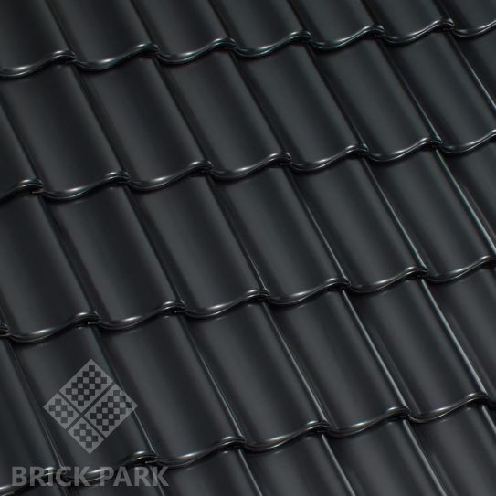 Черепица керамическая Laumans IDEAL VARIABEL Высококачественная глазурь nr. 40 schwartz satinier