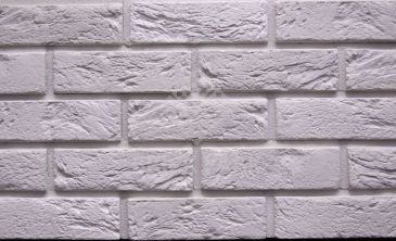 Декоративный камень Bergstone Классик (со швом) белый 00ГП (Рядовый)