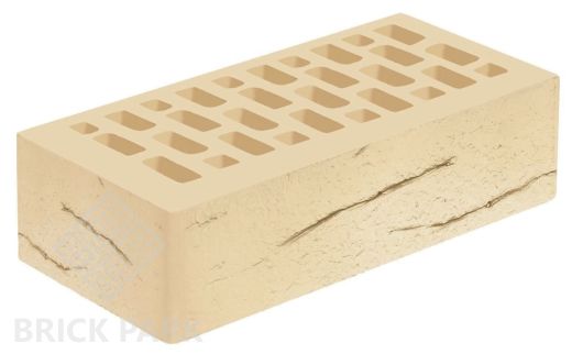 Кирпич Sanmax Нежно-бежевый руст NF