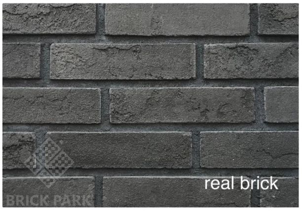 Кирпич ручной формовки Real Brick КР/1ПФ RB 13 графитовый  