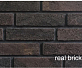 Кирпич ручной формовки Real Brick КР/0,5ПФ угловой RB 06 горький шоколад