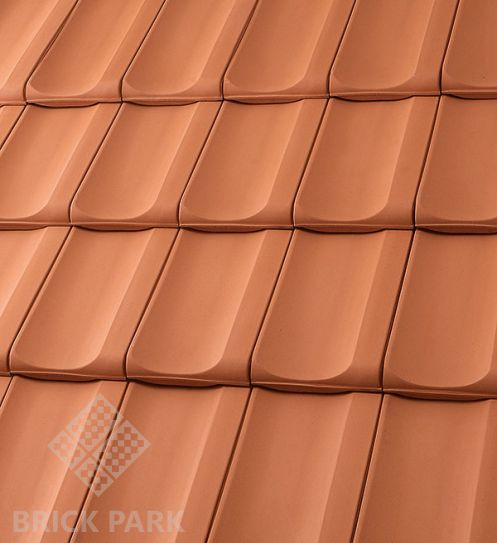 Керамическая черепица Roben RHEINLAND Naturrot (Натуральный красный)