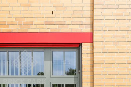 Кирпич Muhr 01 Niederlausitzer Gelb edelglanz Mod.F