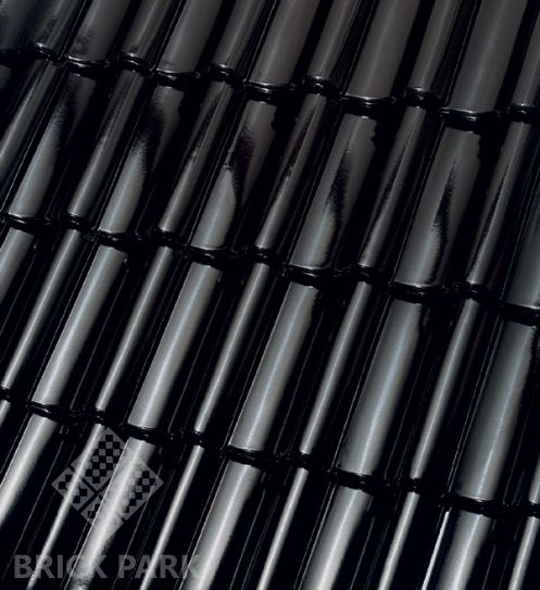 Керамическая черепица Roben BORNHOLM Tobago, glasur (Черно-коричневый, глазурь)