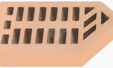 Кирпич фасонный Sanmax Бежевый ФЛ-2