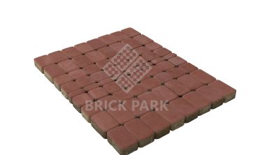 Бетонная брусчатка БРАЕР Классико коричневый 172x115x60, фото