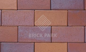 Клинкерная брусчатка ABC-Klinkergruppe Herbstlaub-geflammt 200х100х52, фото