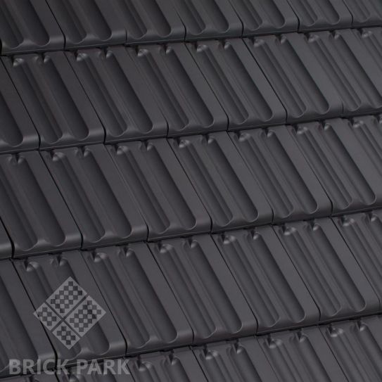 Черепица керамическая Laumans MULDEN VARIABEL Натуральный Ангоб nr.30 xenon-grau