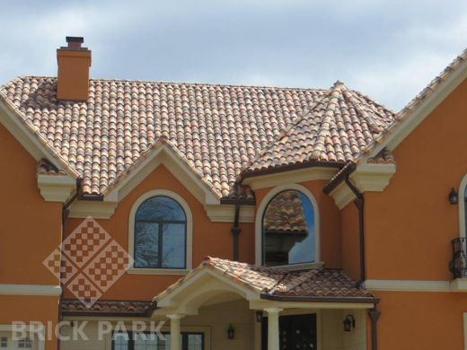 Черепица La Escandella Mixed 'S' Roof Tile Large RED Maigmo (red base)