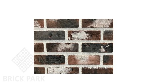 Плитка ручной работы угловая Real Brick Коллекция 4 LOFT RB 4-04 Бордовый