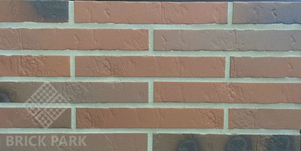 Клинкерная плитка Abc Teuto Rot-bunt Kohlebrand Schieferstruktur