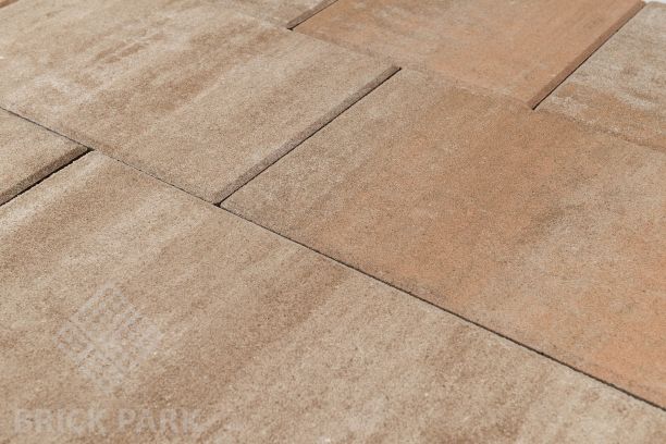 Бетонная брусчатка БРАЕР Триада Color mix ПЛАТО 600x300x60