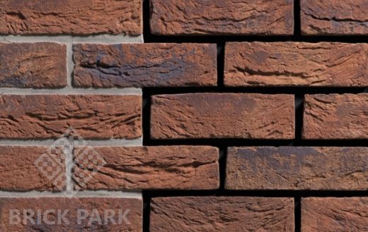 Кирпич Engels Limburgs oranje bont WDF1/2