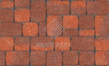 Тротуарная плитка Каменный век Классико Stone Base Вишнево-оранжевый 57×115×60