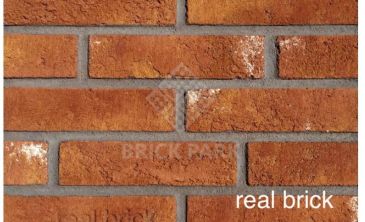 Кирпич ручной формовки Real Brick КР/0,5ПФ угловой RB 15 терракотовый