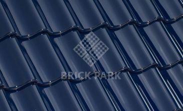 Черепица керамическая IDEAL VARIABEL azur-dunkel 101