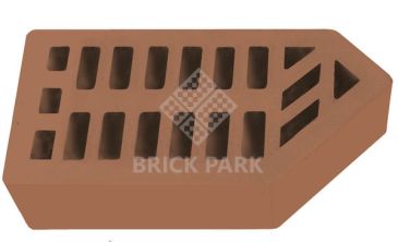 Кирпич фасонный Sanmax Светло-коричневый ФЛ-2