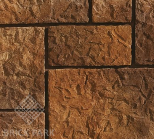 Искусственный камень Идеальный камень Готика 2 коричневый