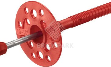 Дюбель тарельчатый Krautol с шурупом и заглушкой ejotherm STR H 200