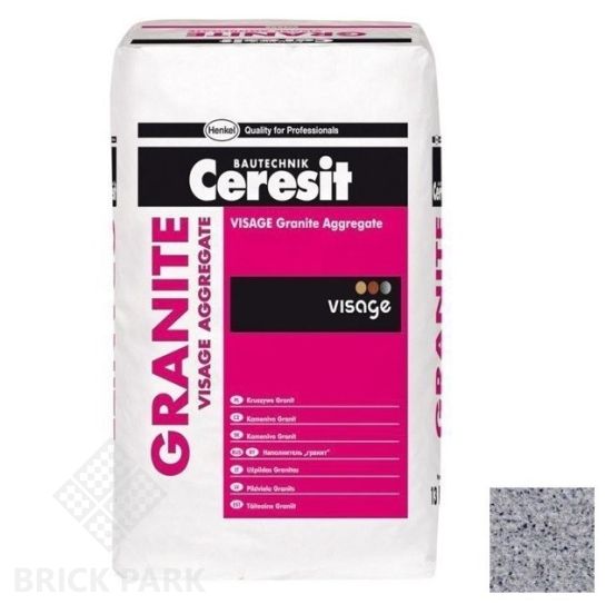 Наполнитель для декоративной штукатурки Ceresit CT 710 Visage Granite Aggregate Sardinia Grey 13 кг